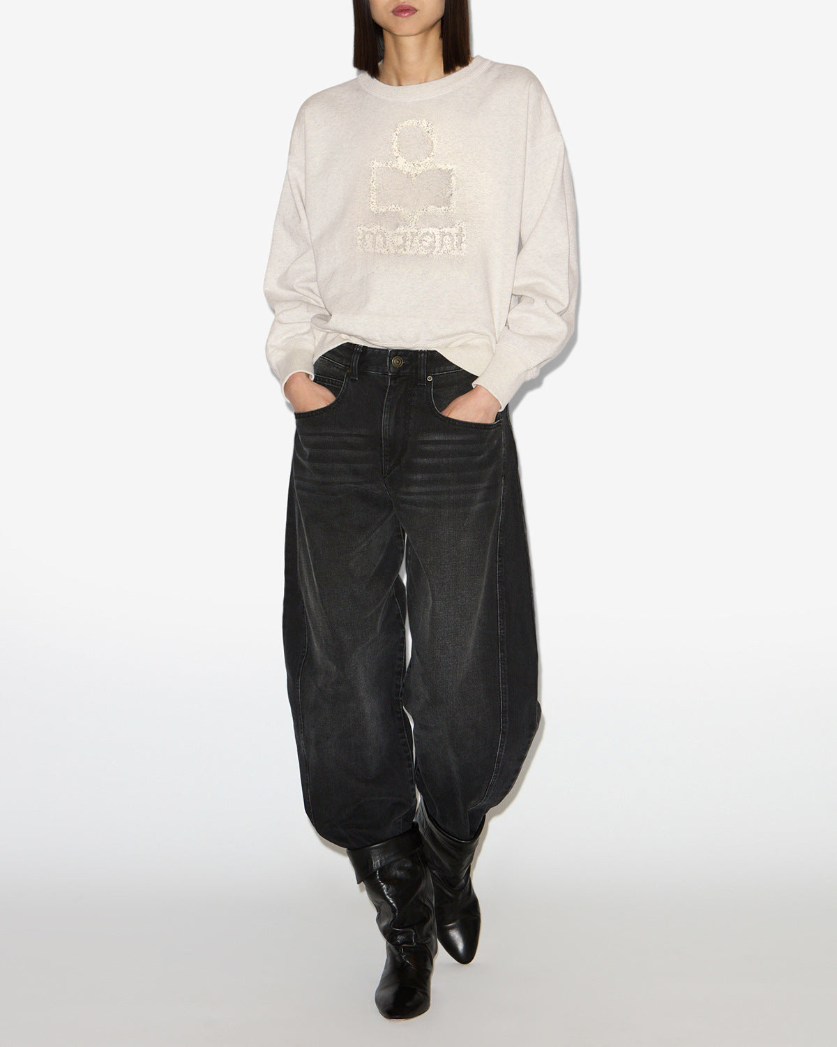 Sweatshirt mobyli Woman Écru 4
