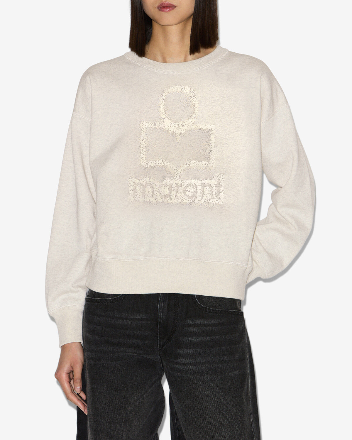 Sweatshirt mobyli Woman Écru 5