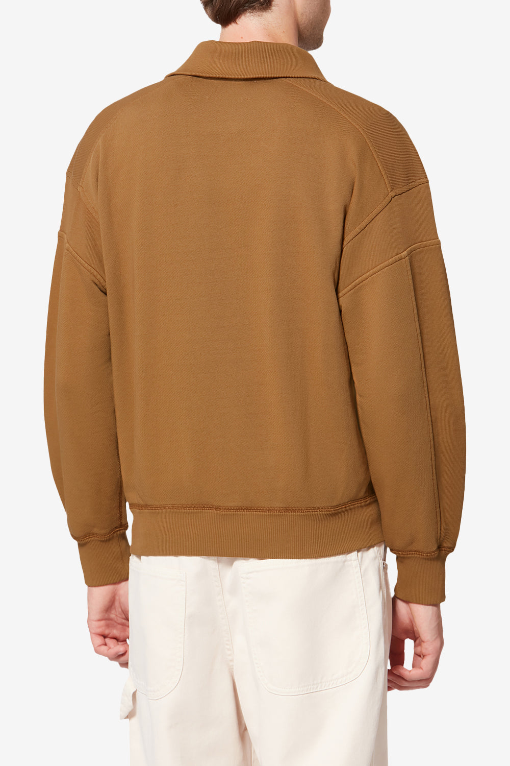 Sweatshirt malone en coton - Camel - Man - 5