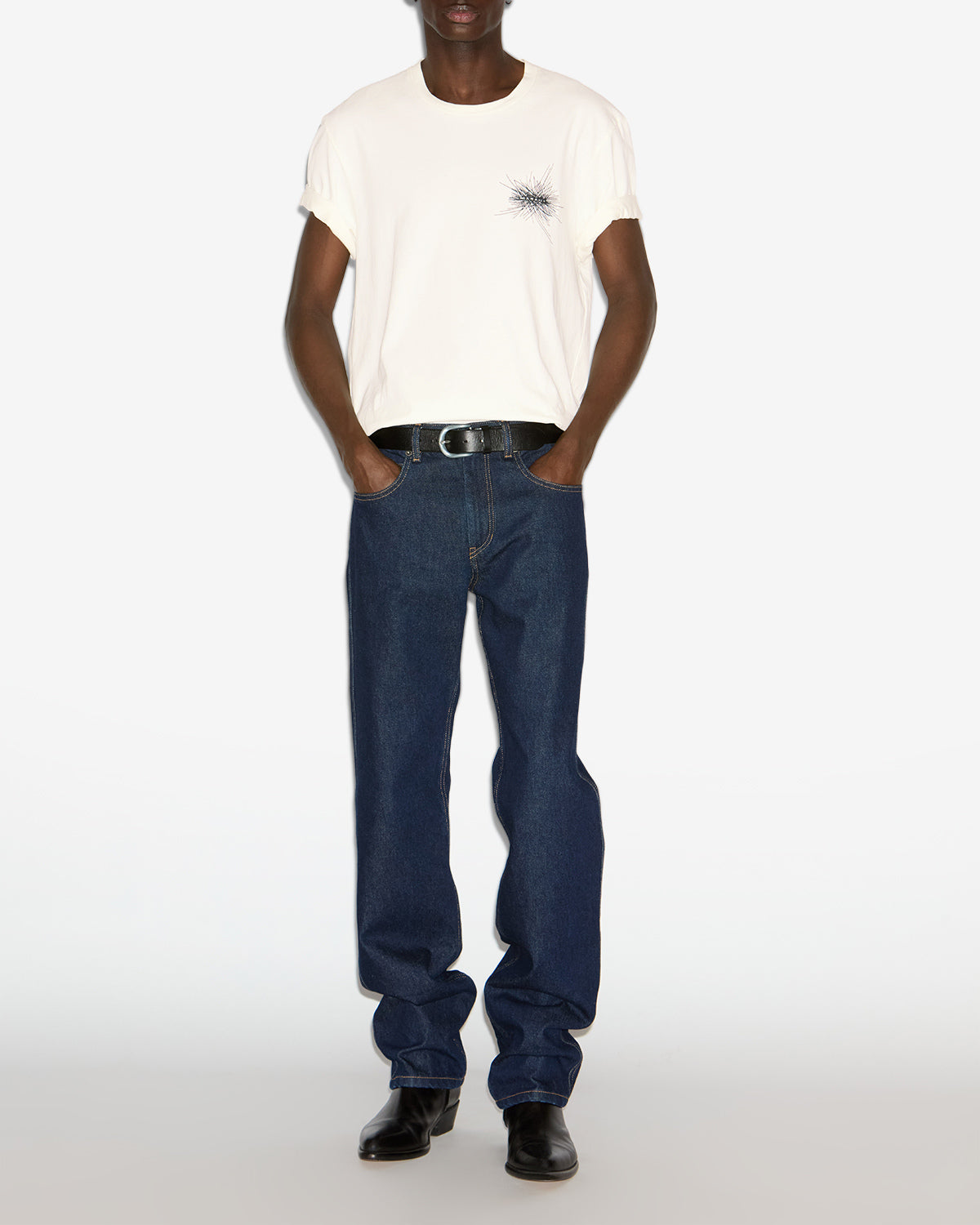 T-shirt honore Man Écru 4