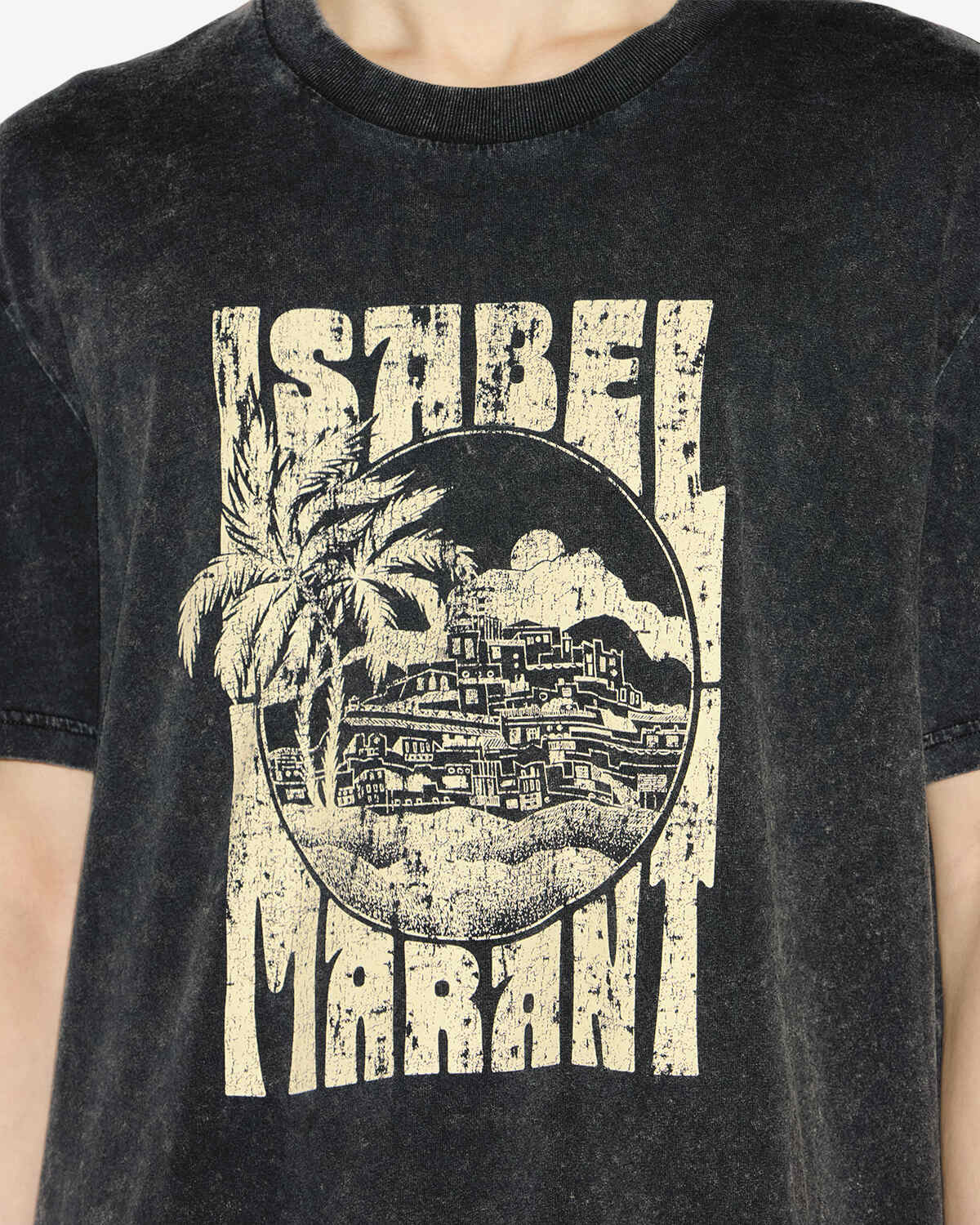 T-shirt honore Man Schwarz gewaschen 2
