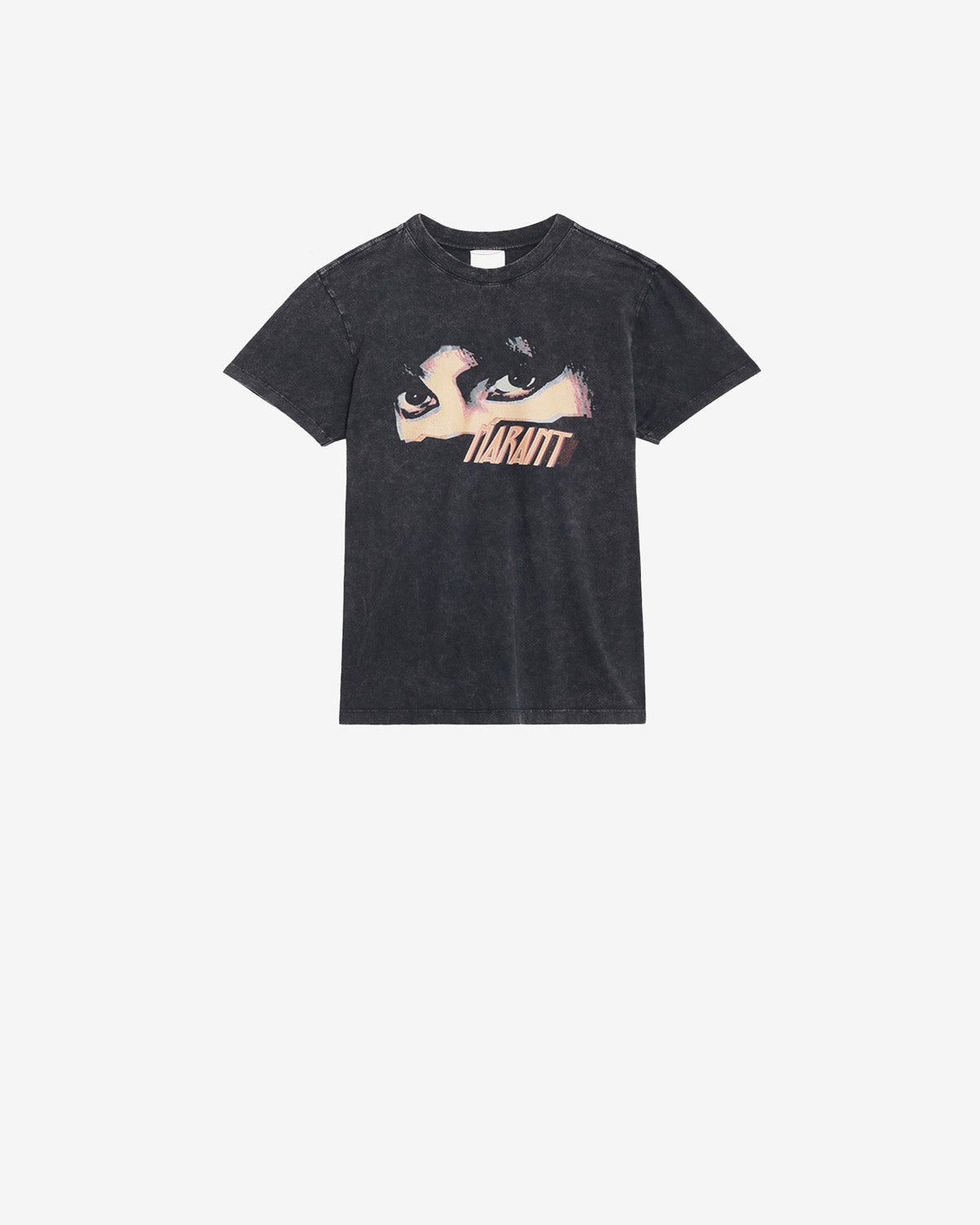 Camiseta zoeline Woman Negro lavado 1