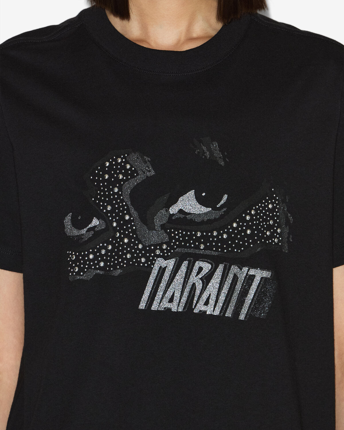 Tee shirt zoeline Woman Noir 2