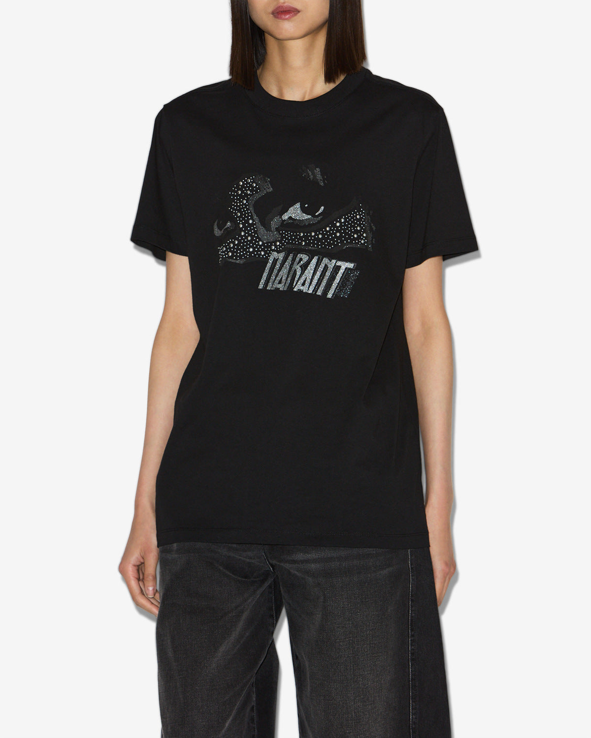Tee shirt zoeline Woman Noir 5