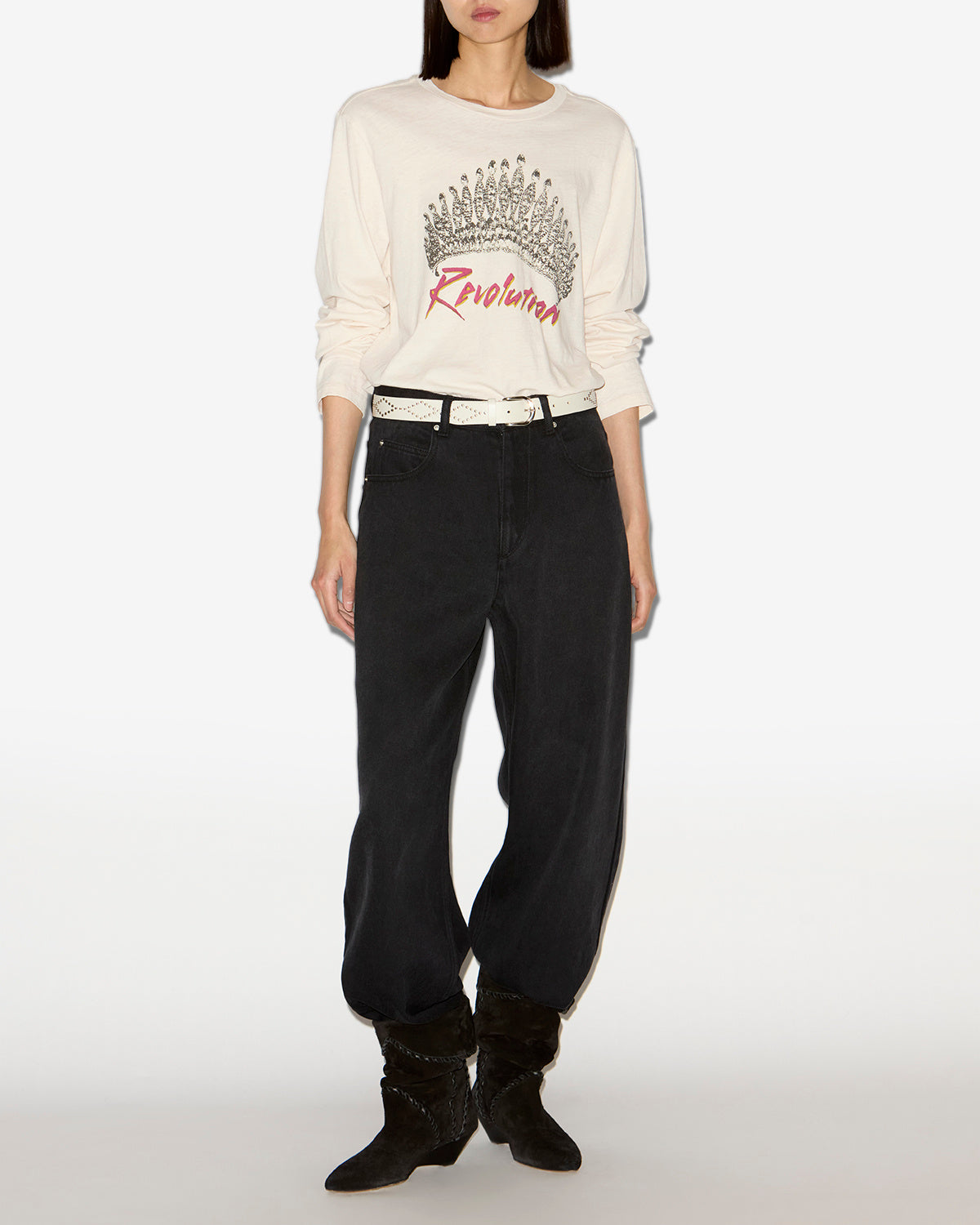 T-shirt martine Woman Ecru 4