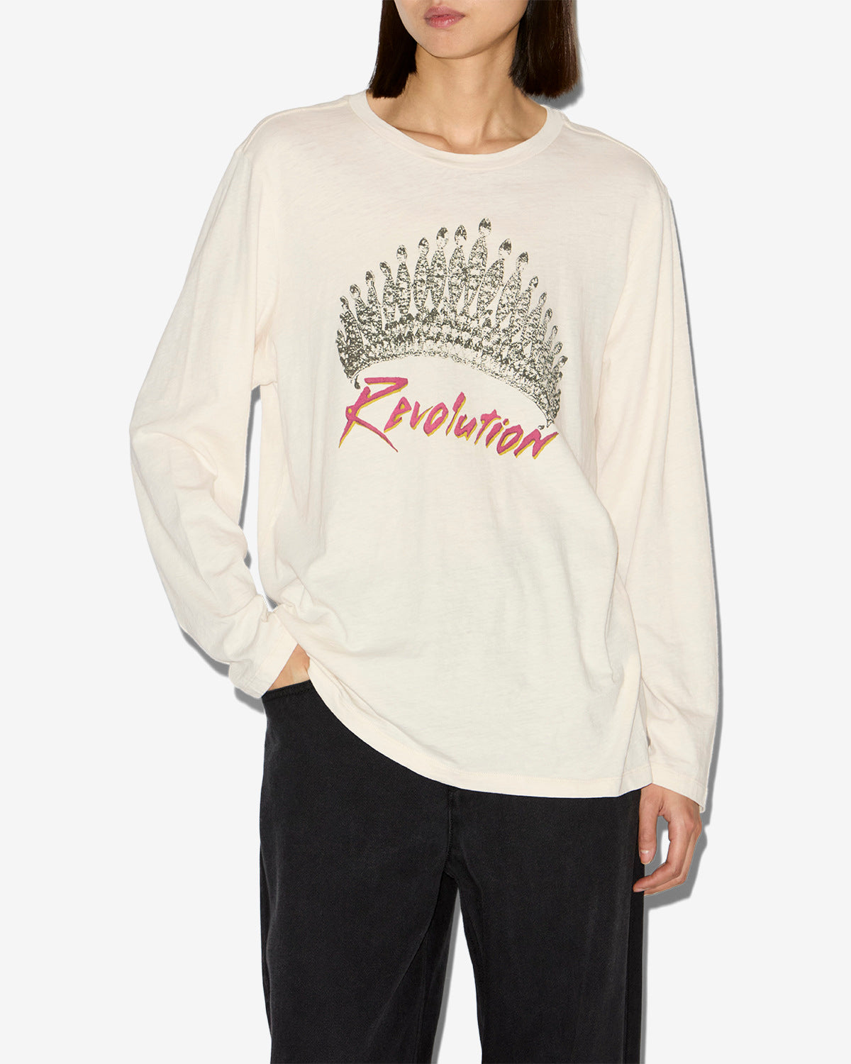 T-shirt martine Woman Ecru 5