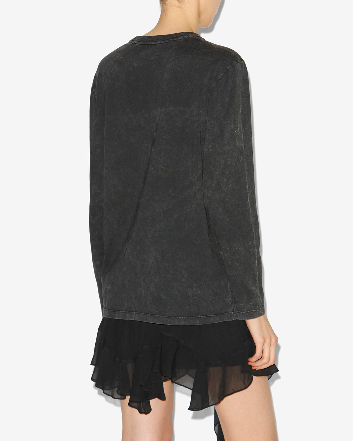 T-shirt martine Woman Nero lavato 3