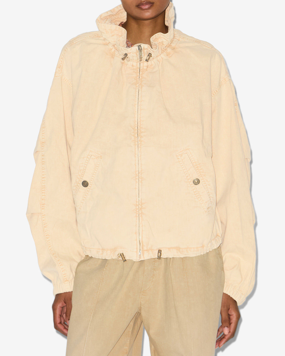 Plume jacket Woman Beige 6