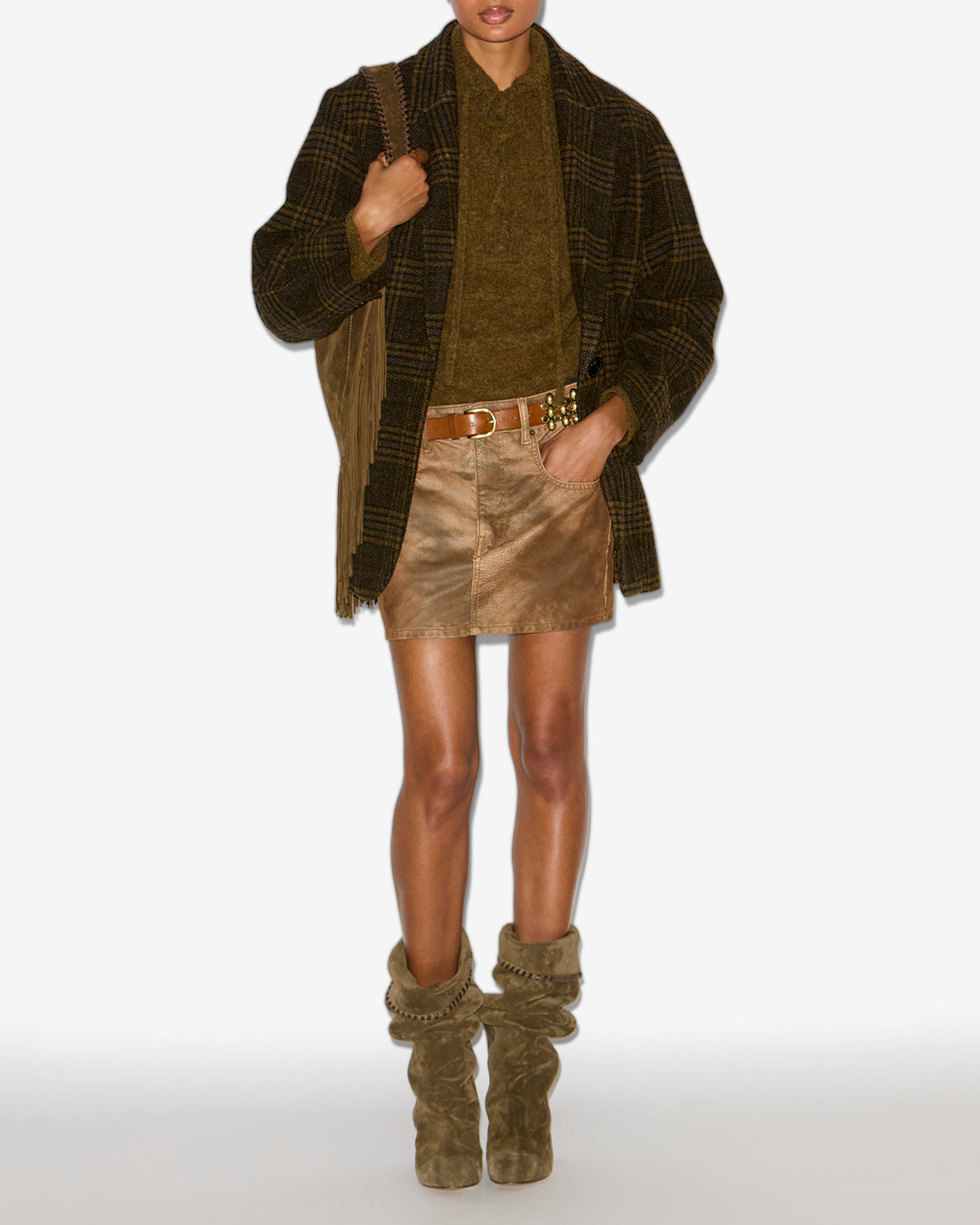 Chaqueta gesina Woman Caqui 4