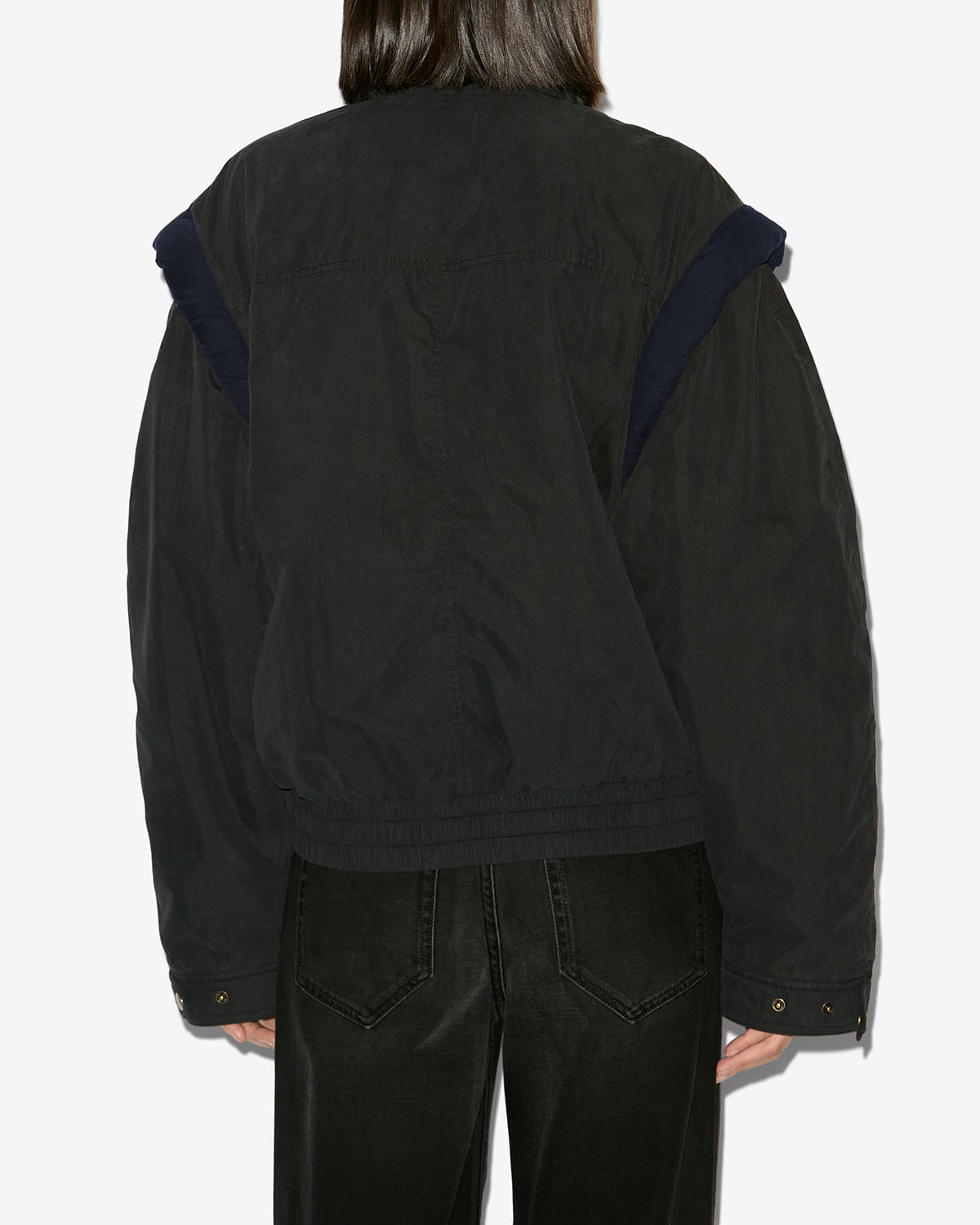 Chaqueta desha Woman Negro lavado 3
