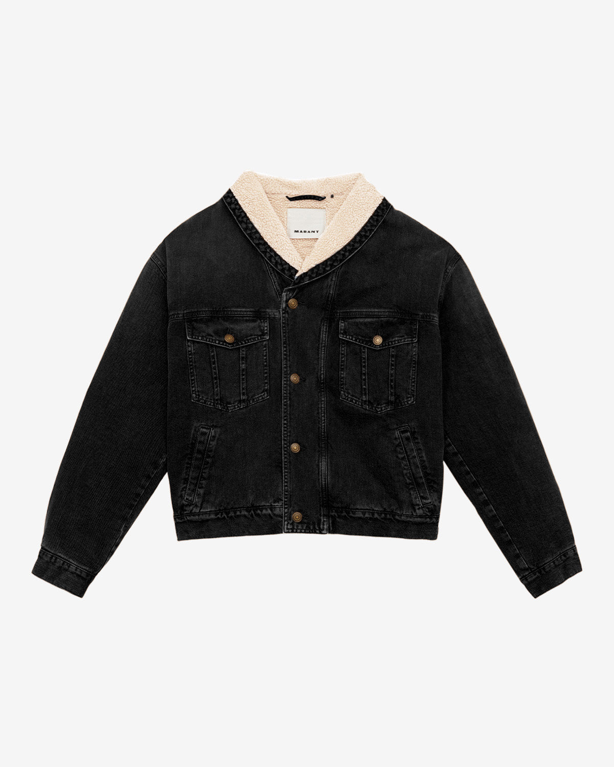 Veste jackson Man Noir délavé 1