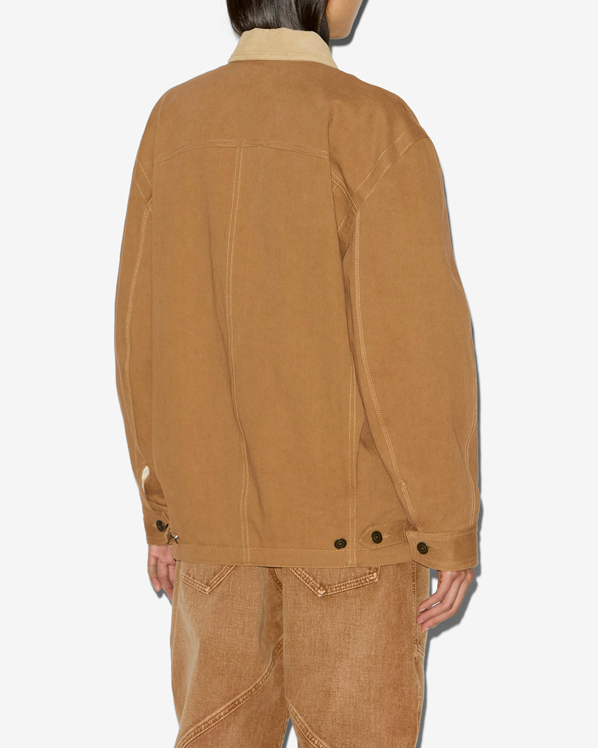 Chaqueta ninon Woman Cognac 3