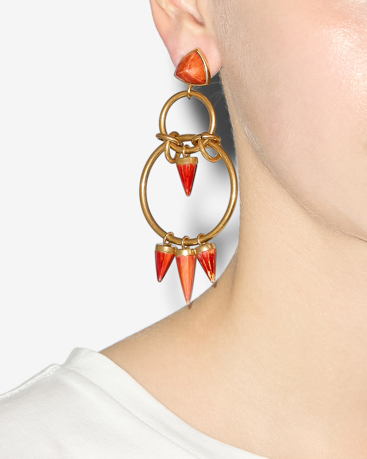 Pendientes be with you Woman Henna-light brass 1