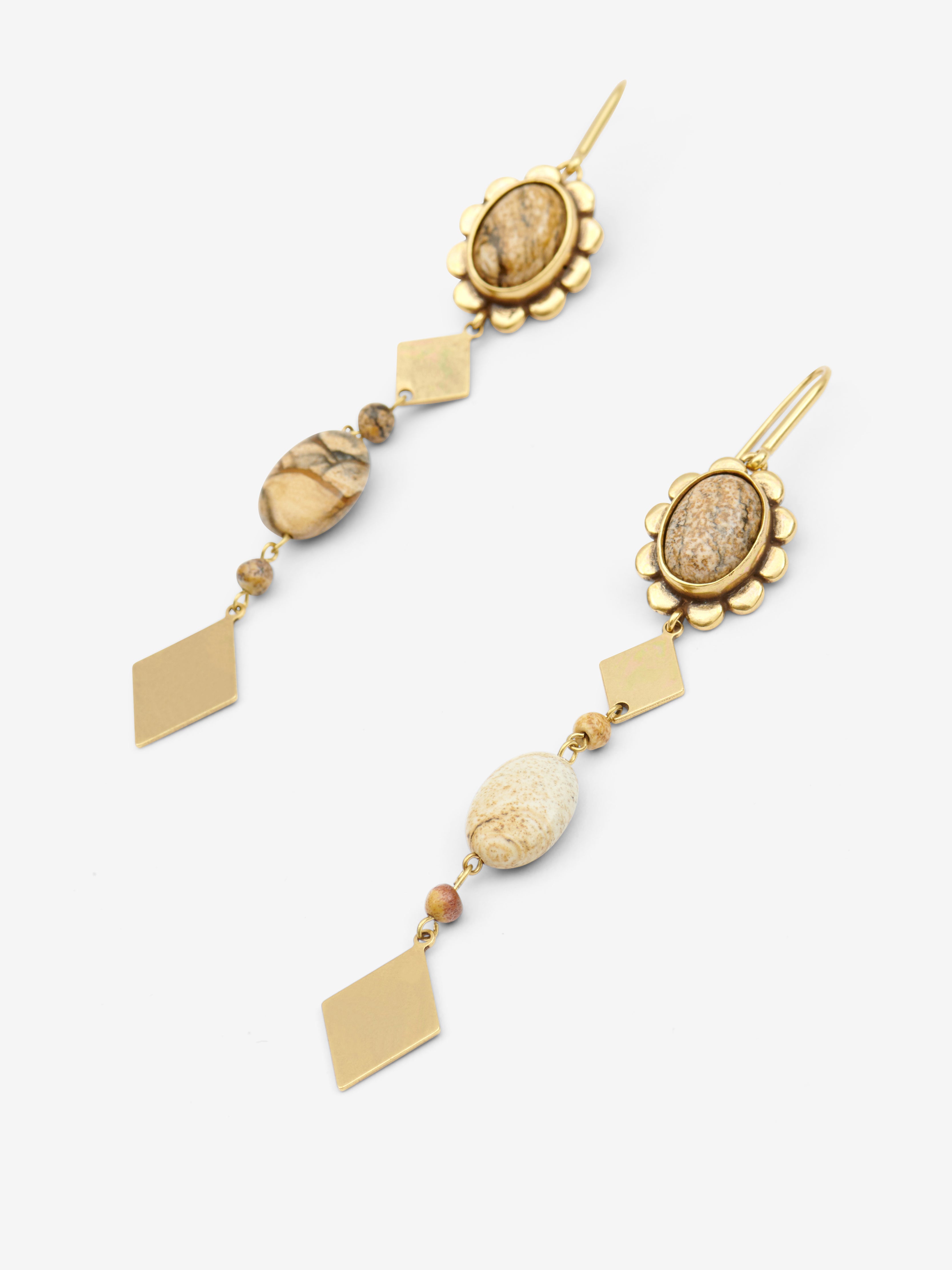 Orecchini hana Woman Natural-light brass 2