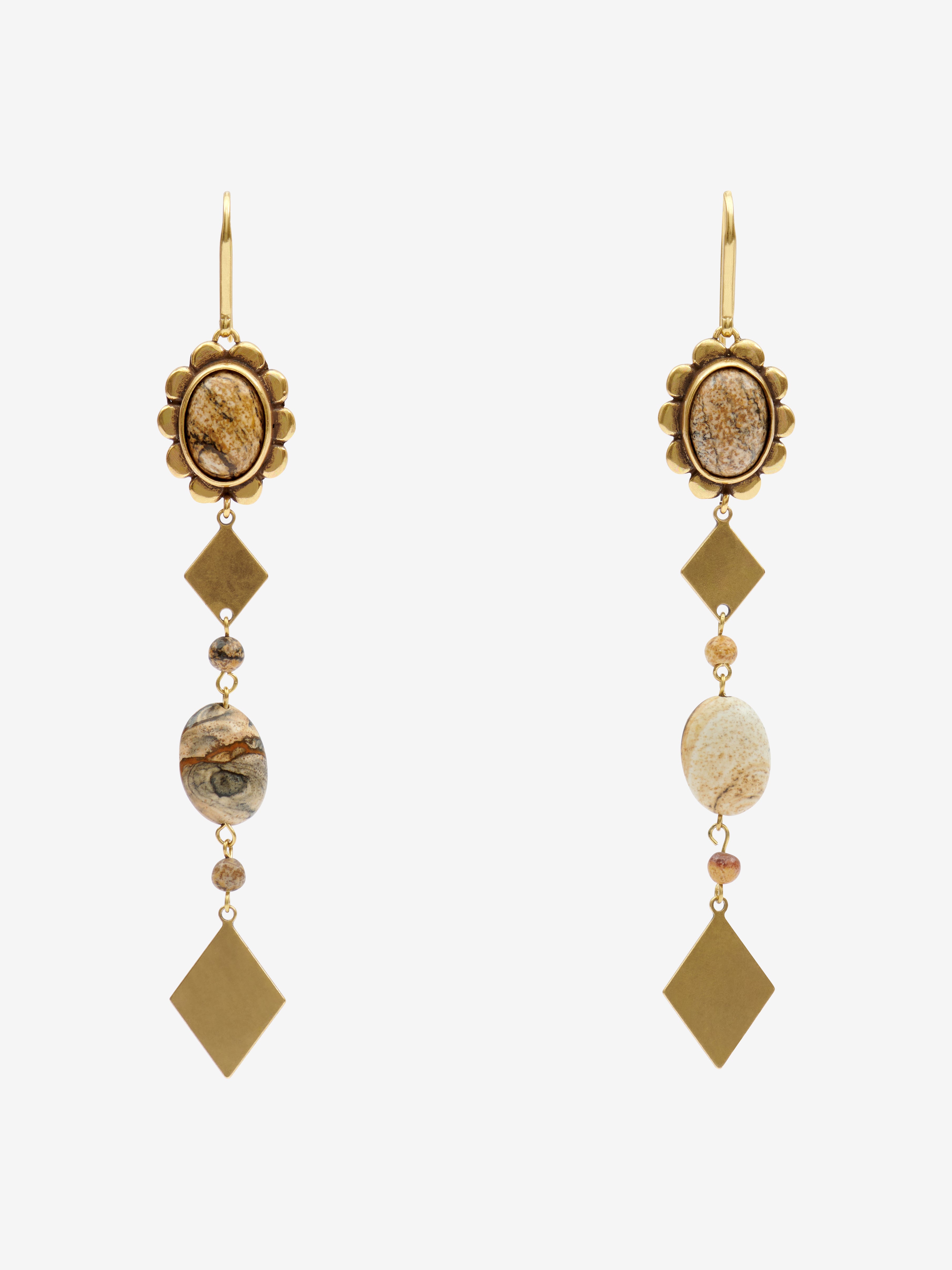 Ohrringe hana Woman Natural-light brass 3