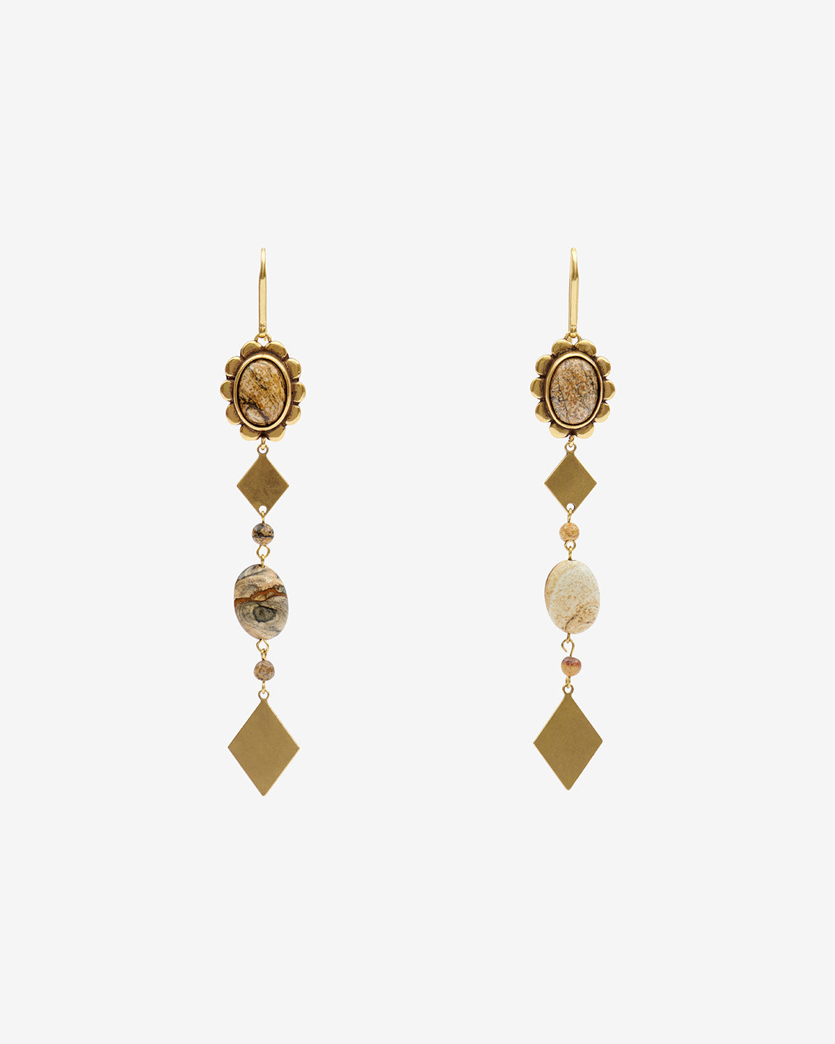 Orecchini hana Woman Natural-light brass 3