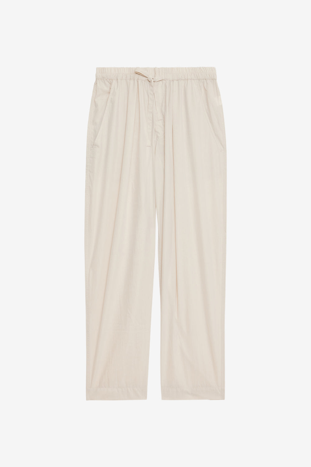 Hectorina gathered technical fabric pants - Ecru - Woman - 1