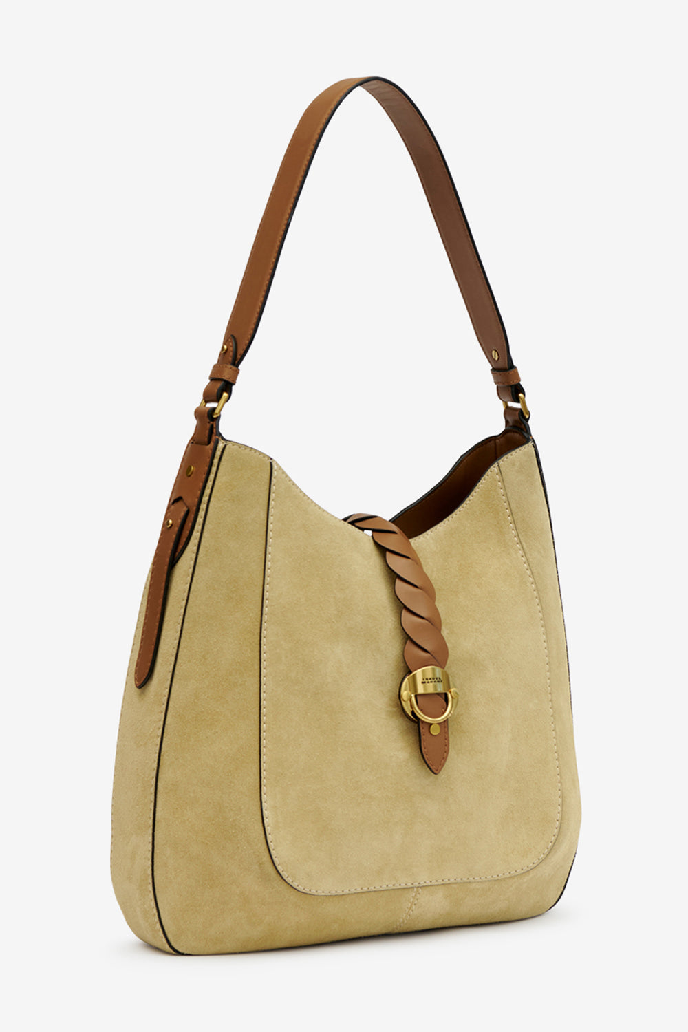 Sac altay hobo en cuir de veau velours - Beige - Woman - 4