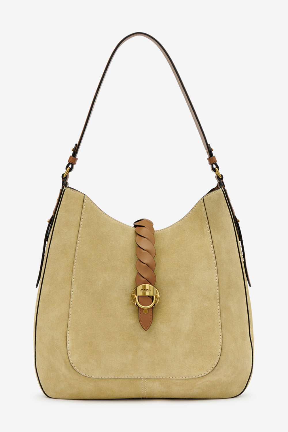Sac altay hobo en cuir de veau velours - Beige - Woman - 1