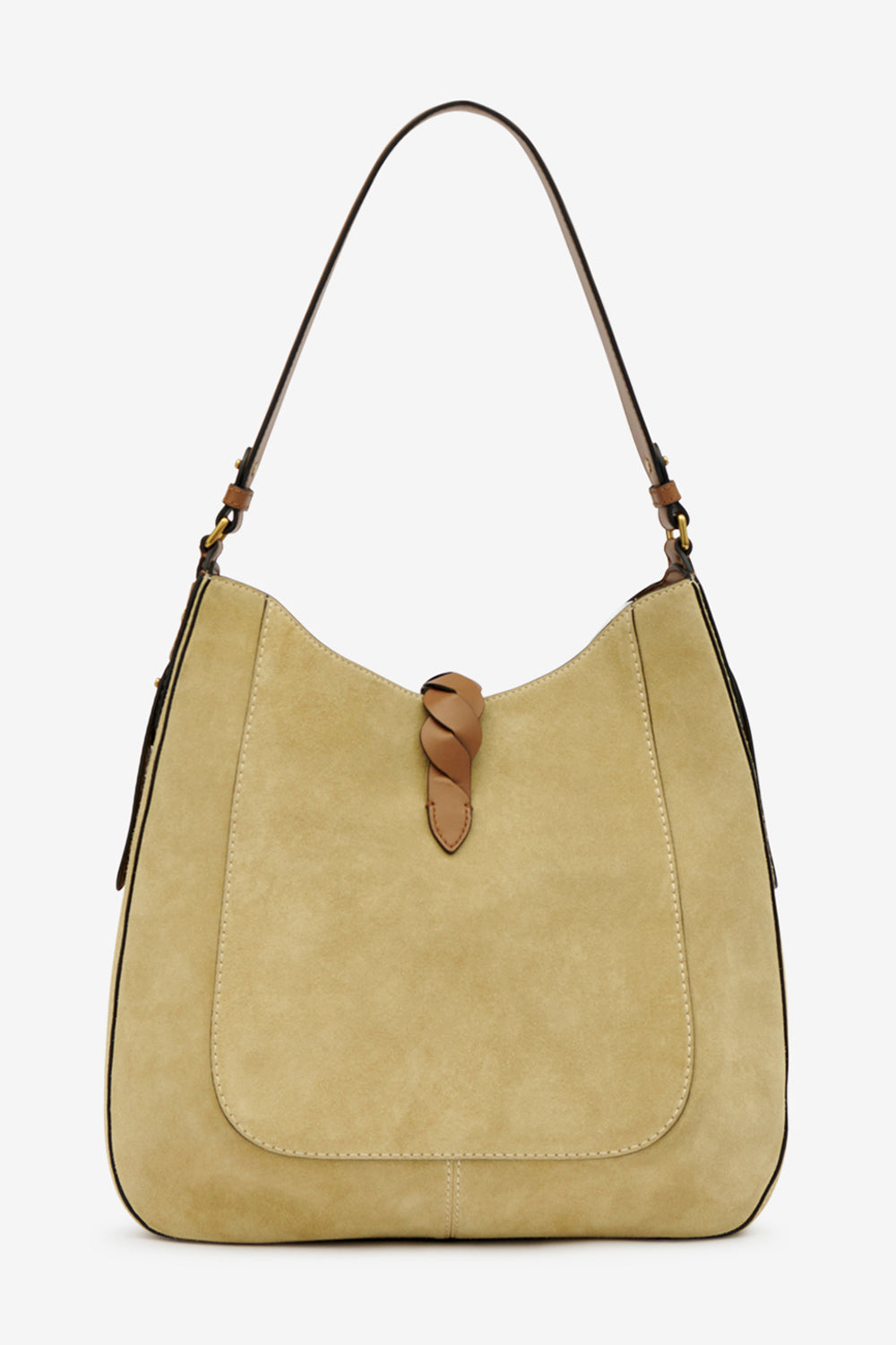 Sac altay hobo en cuir de veau velours - Beige - Woman - 3
