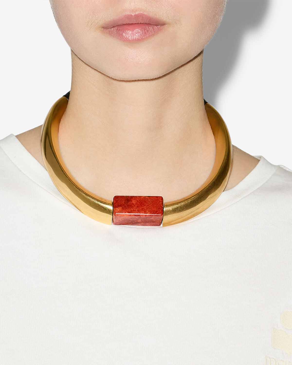 Gargantilla noly Woman Orange-light brass 1
