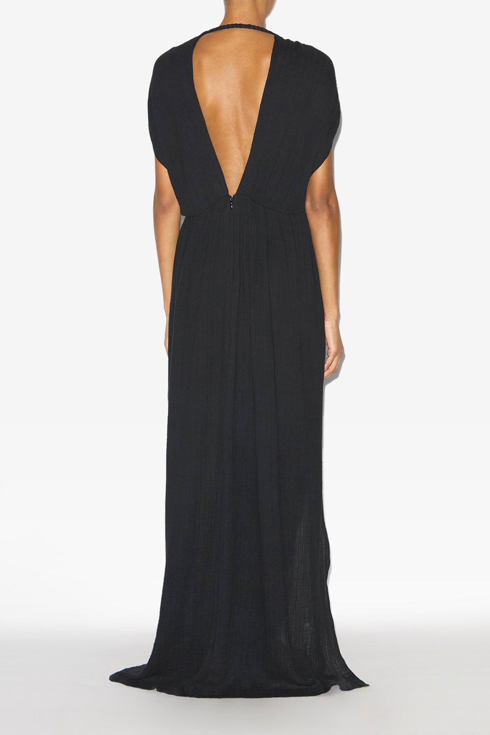 Joya コットン製 ロングドレス - 黒 - Woman - 4