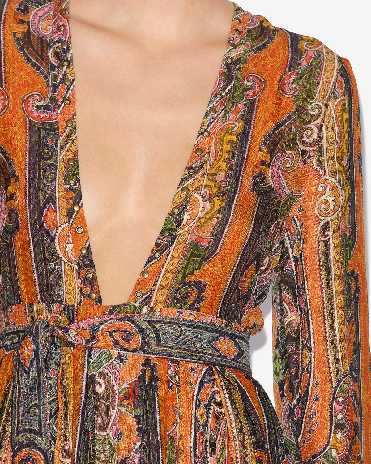 Morgane dress Woman Orange 2