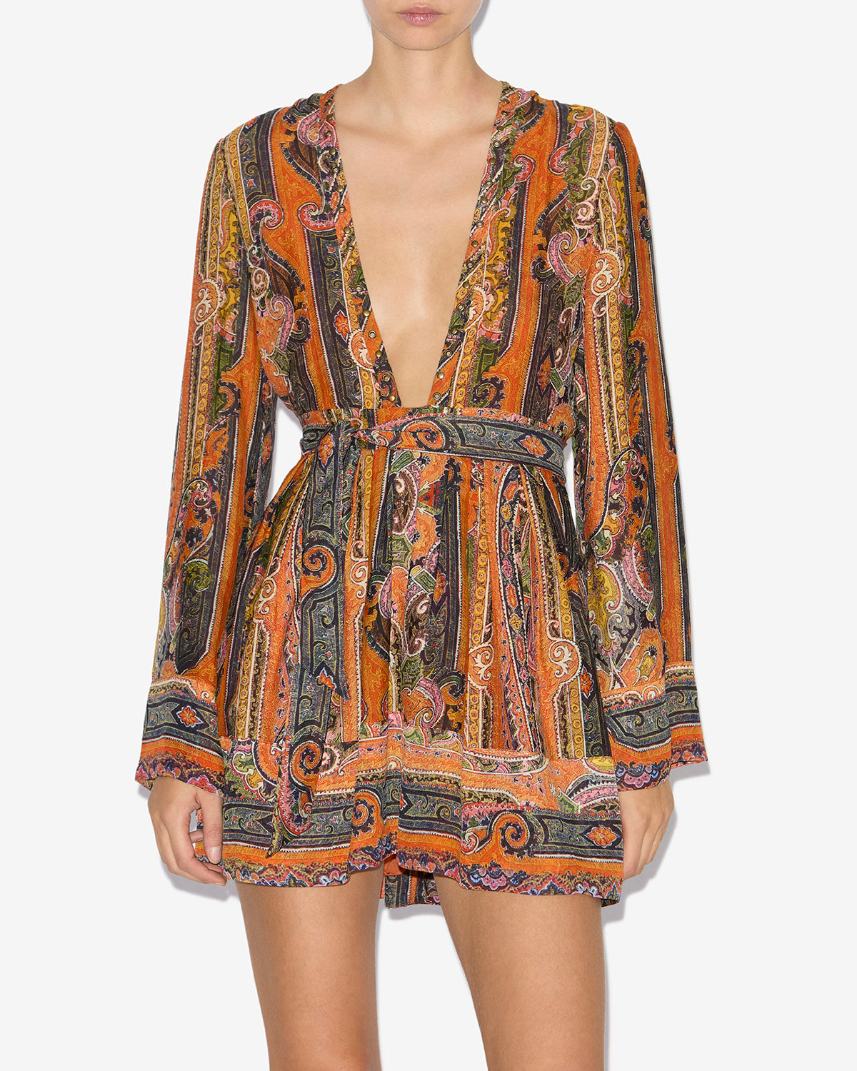 Morgane dress Woman Orange 5