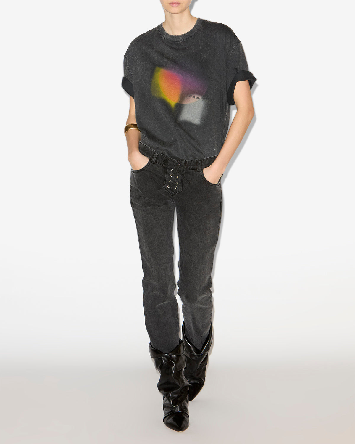 Zewel t-shirt Woman Black 4