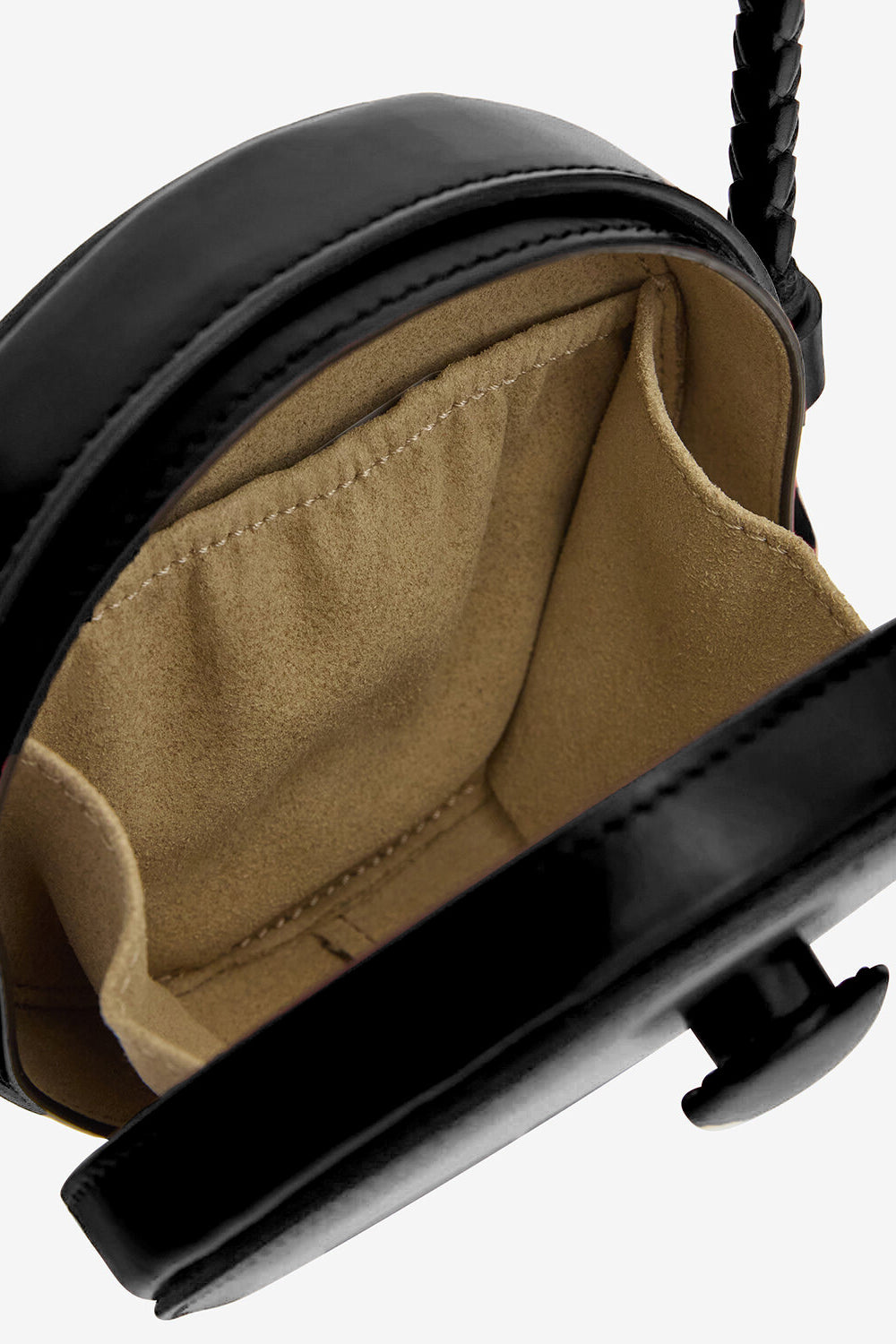 Houna soft leather bag - Black and silver - Woman - 2