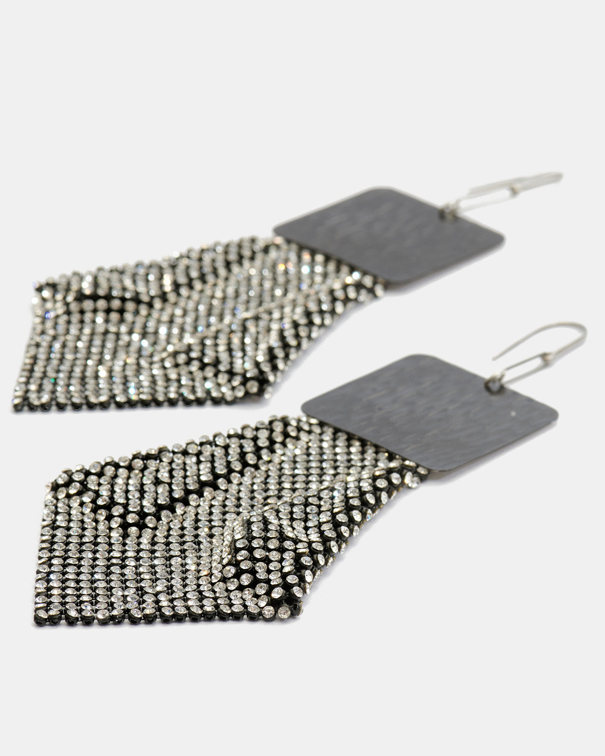 Ava 이어링 Woman Black and silver 2