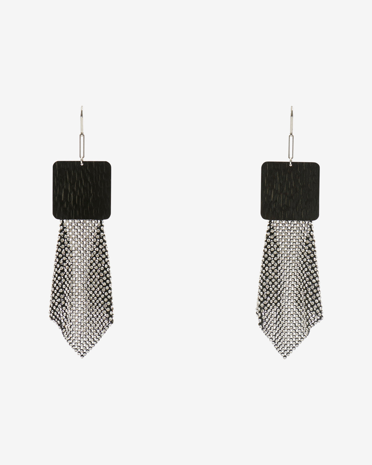 Ava 이어링 Woman Black and silver 3