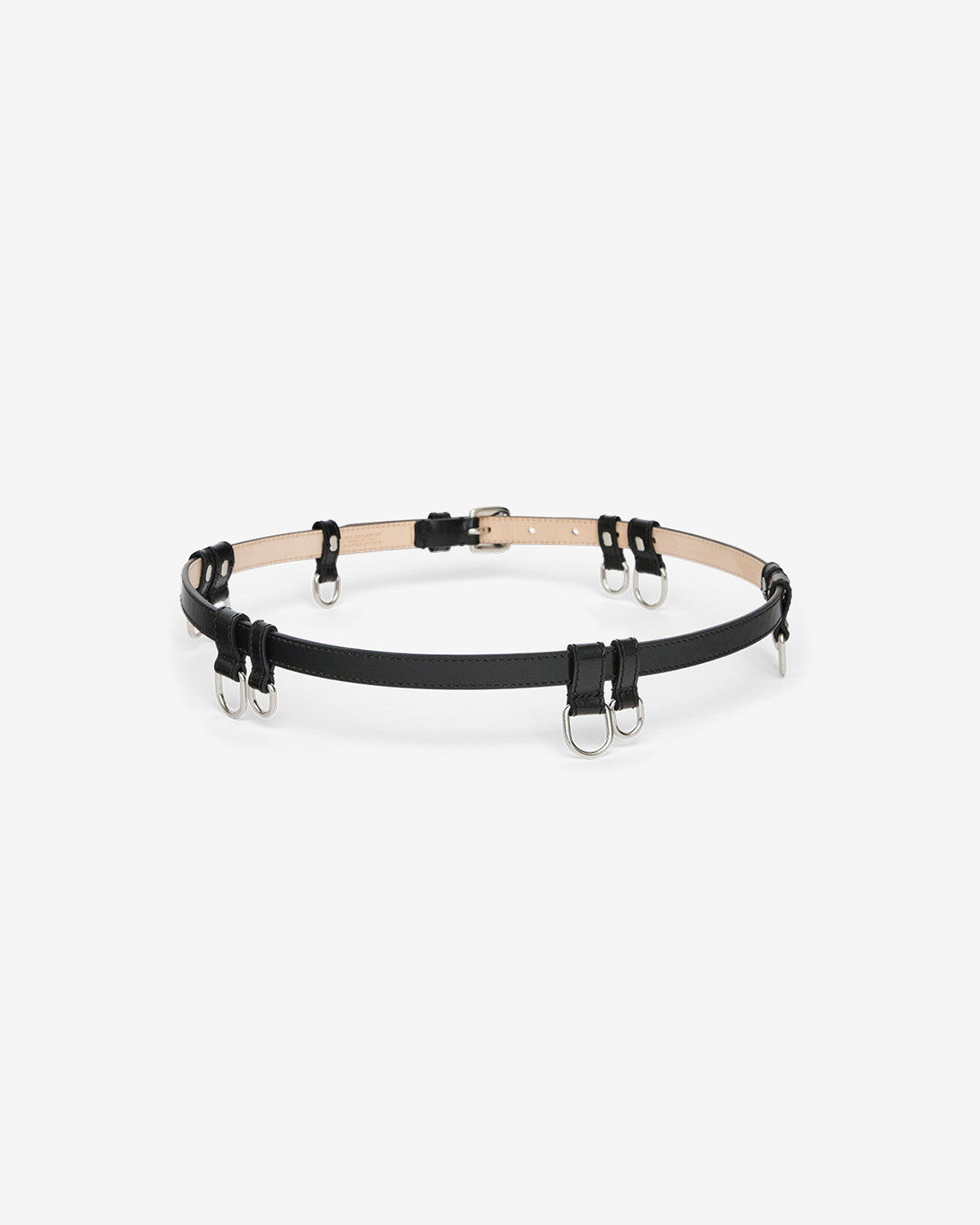 Chelsea 벨트 Woman Black and silver 3