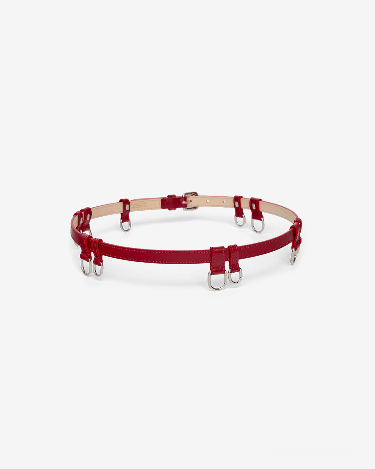 Ceinture chelsea Woman Deep red - silver 2