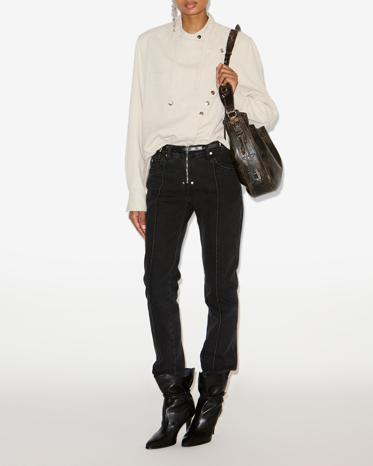 Tess 셔츠 Woman Off white 4