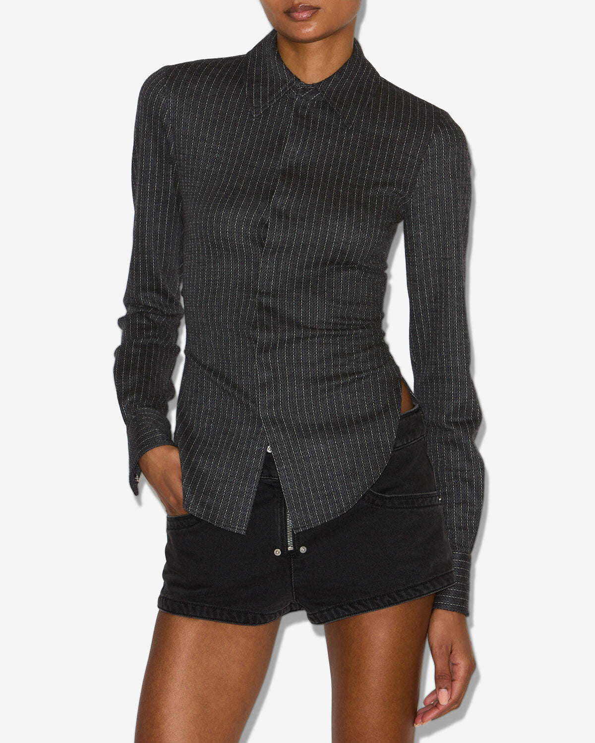 Romea shirt Woman Anthracite 5