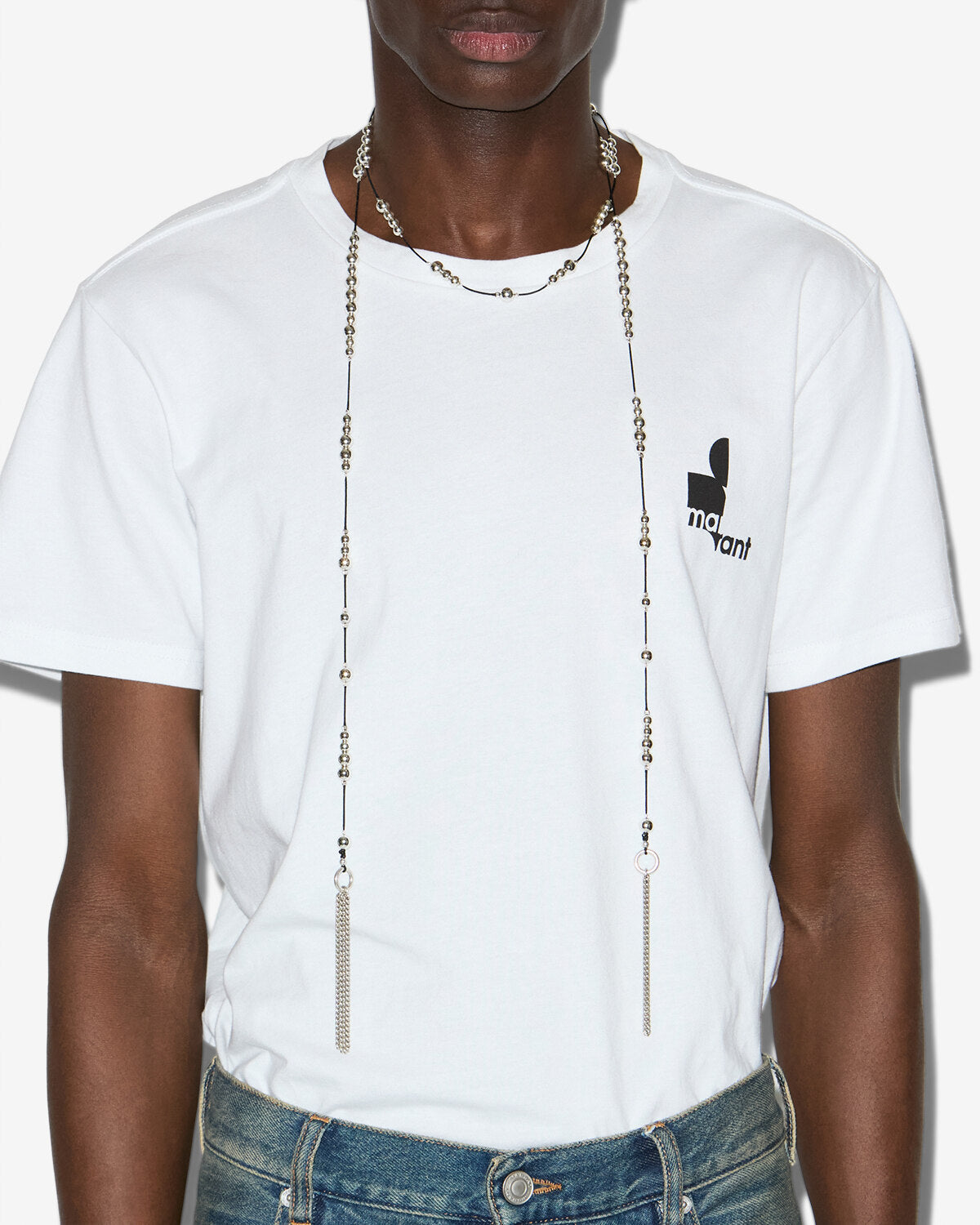 Schal bob Man Black and silver 2