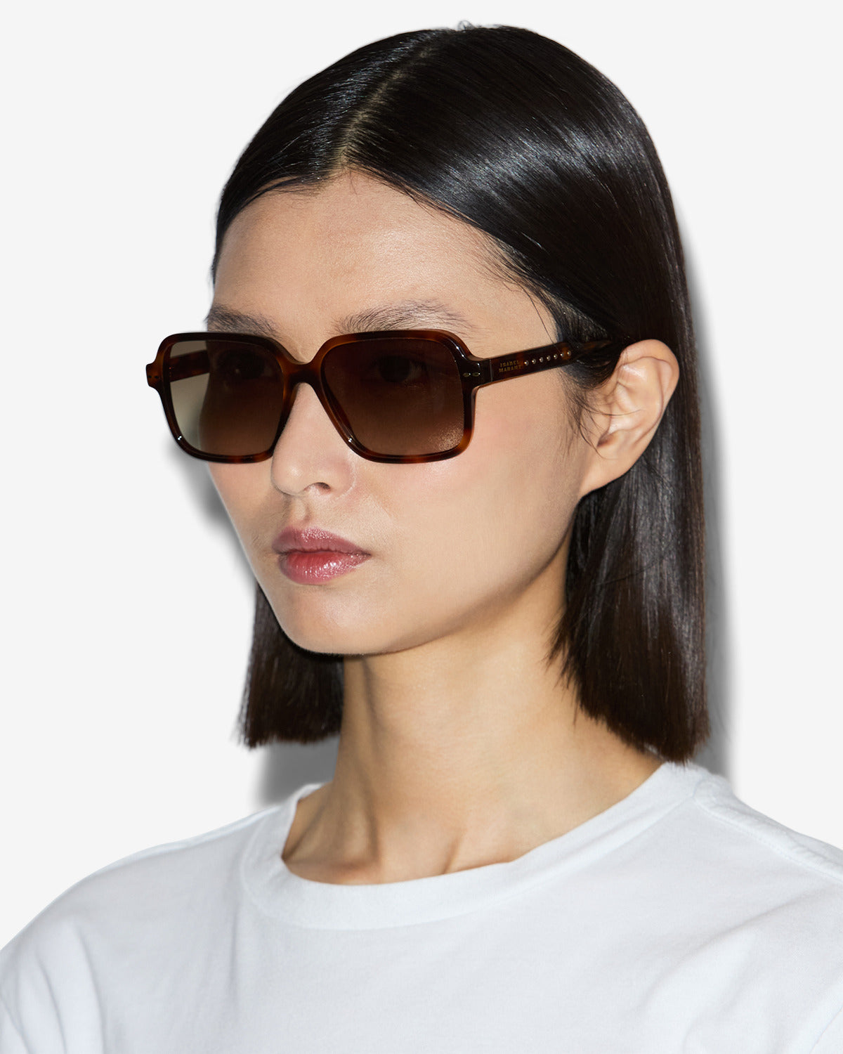 Squared loelia Woman Havana-marron s 2