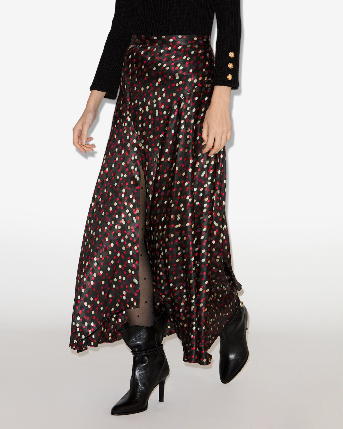 Gonna sakura Woman Black-red 5