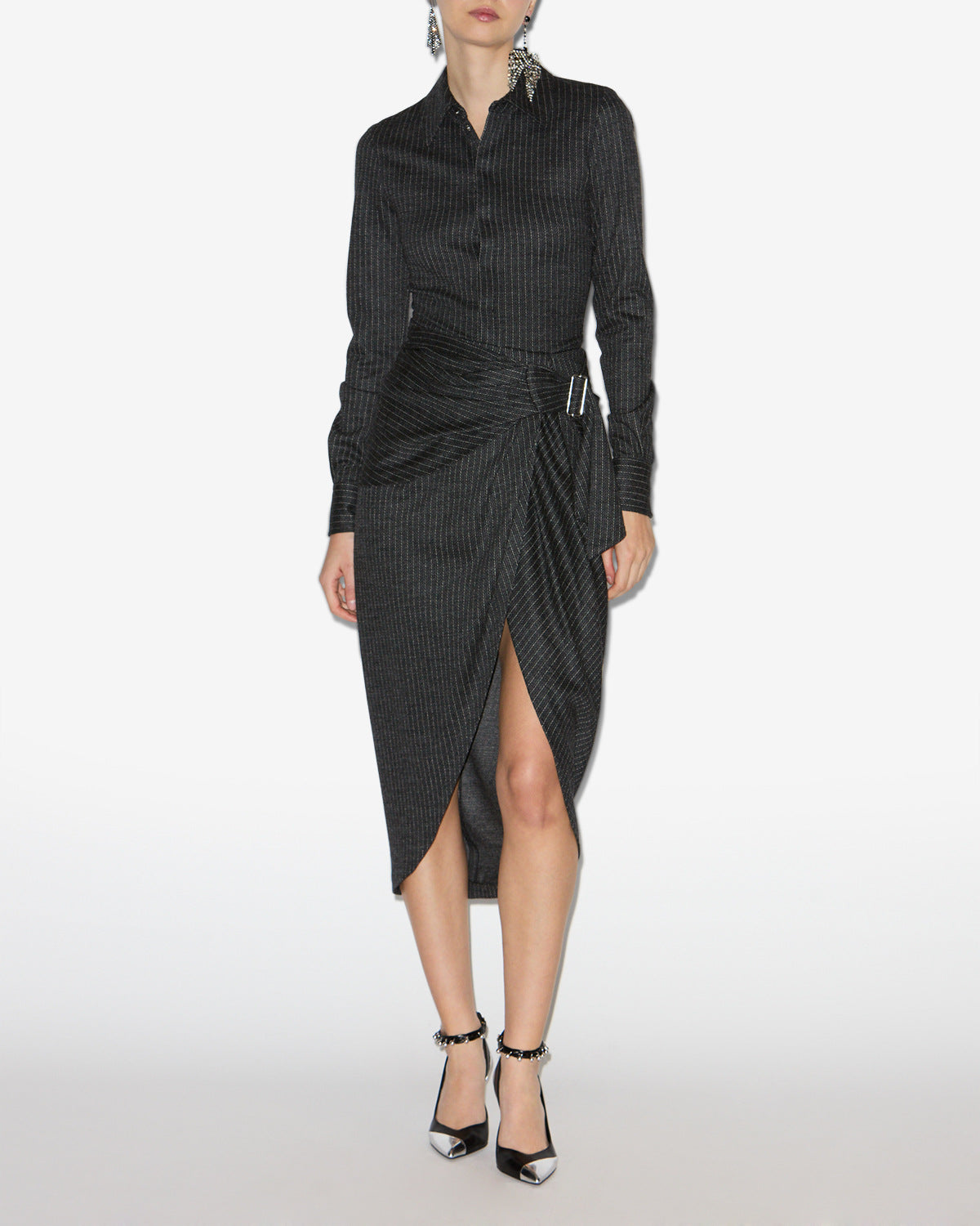 Reilly 스커트 Woman Anthracite 4