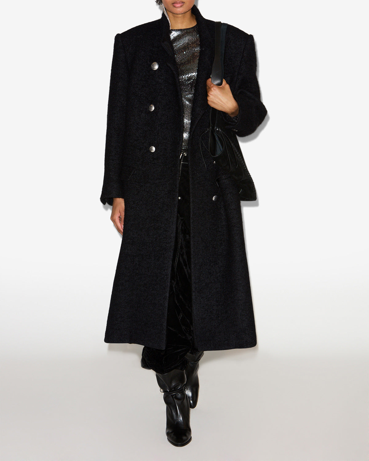 Cappotto giusa Woman Nero 4