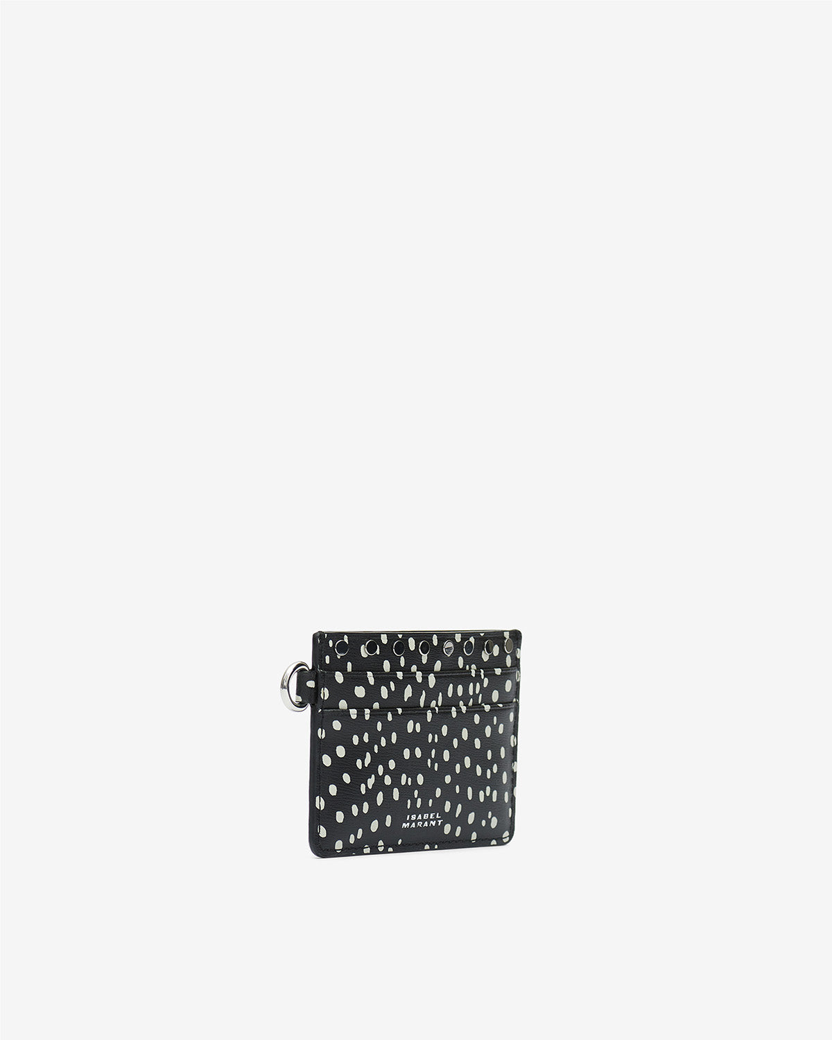 Card holder Woman Black and ecru 1