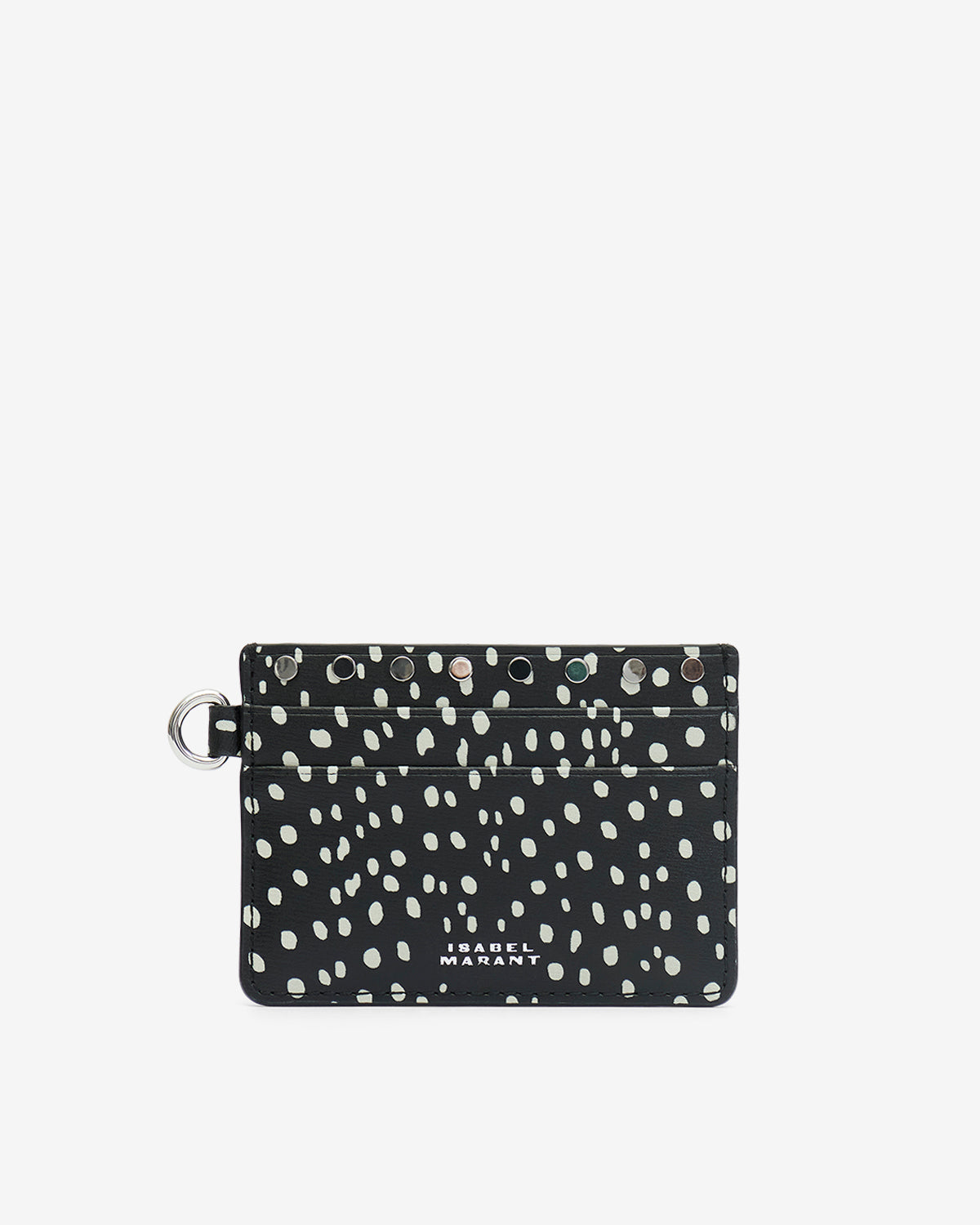Portacarte maro card holder Woman Black and ecru 2