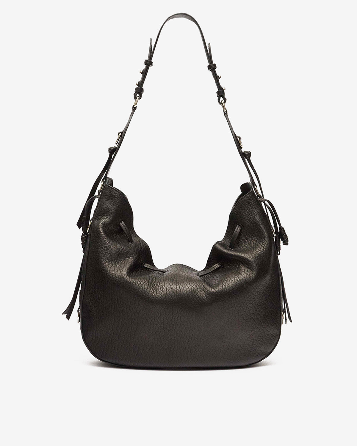 Bolton hobo shoulder bag Woman Black and silver 2