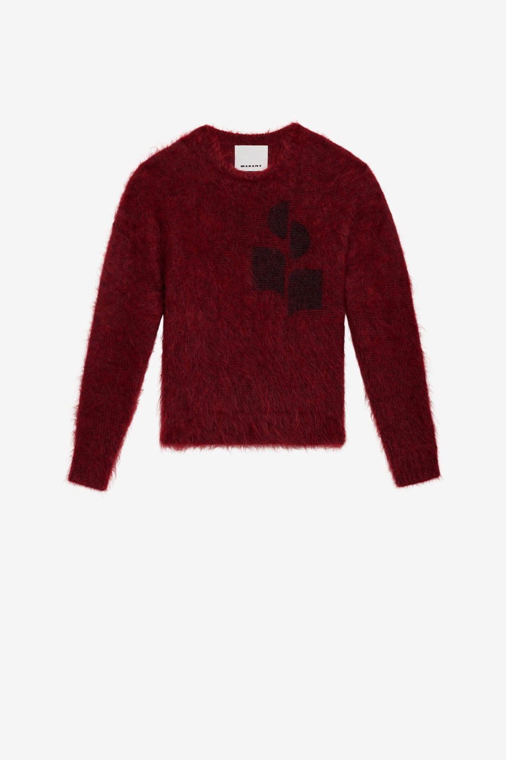 Pullover mirello aus wolle und mohair - Deep red - Man - 1