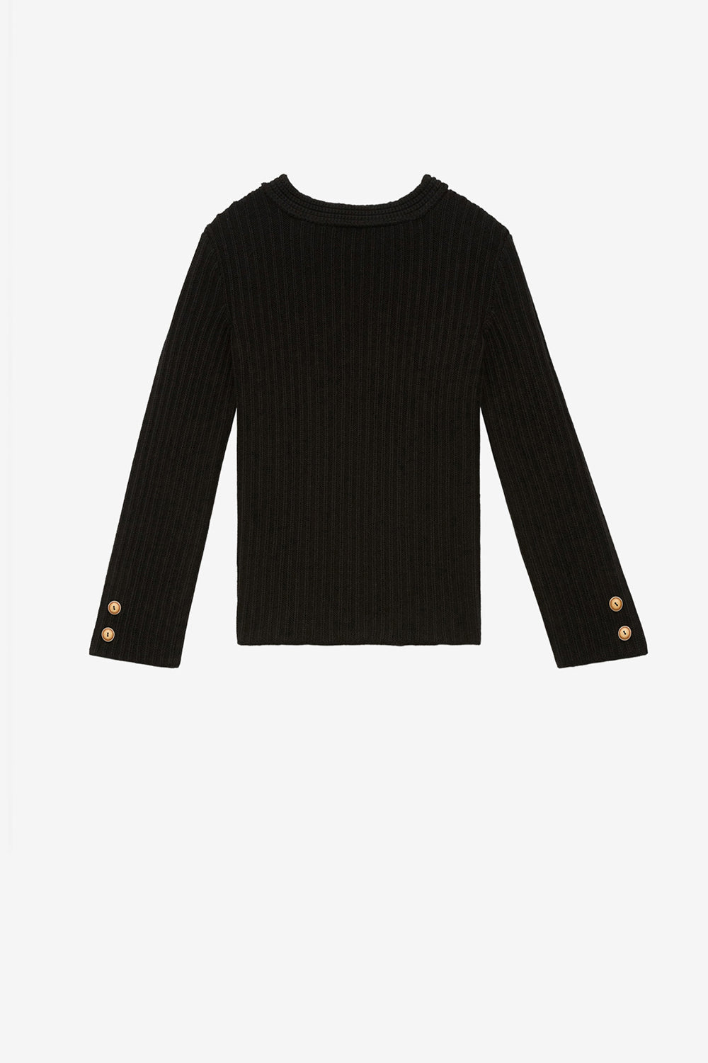 Dixie リブニット セーター - 黒 - Woman - 1