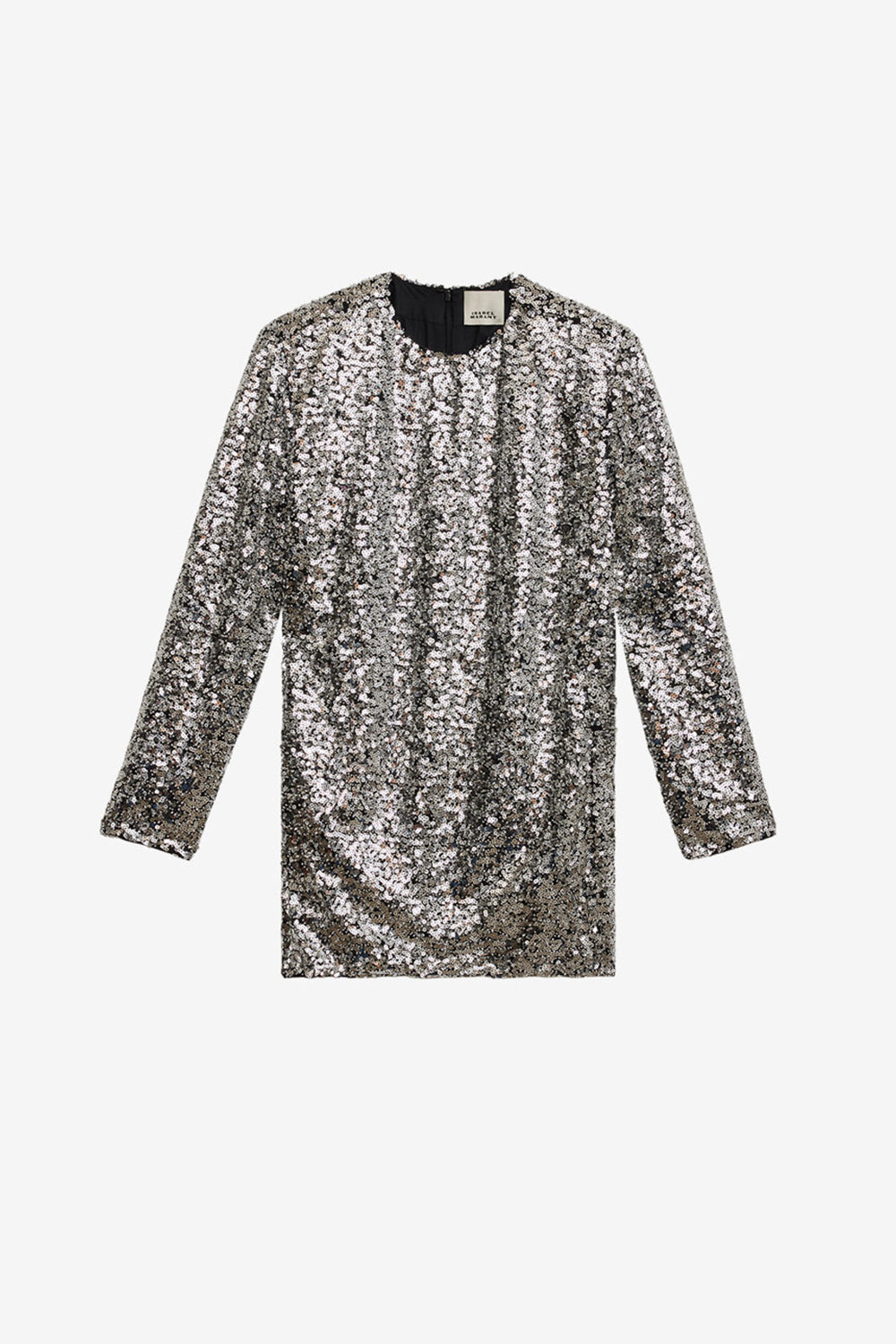 Heliane straight sequined dress - Silver - Woman - 1
