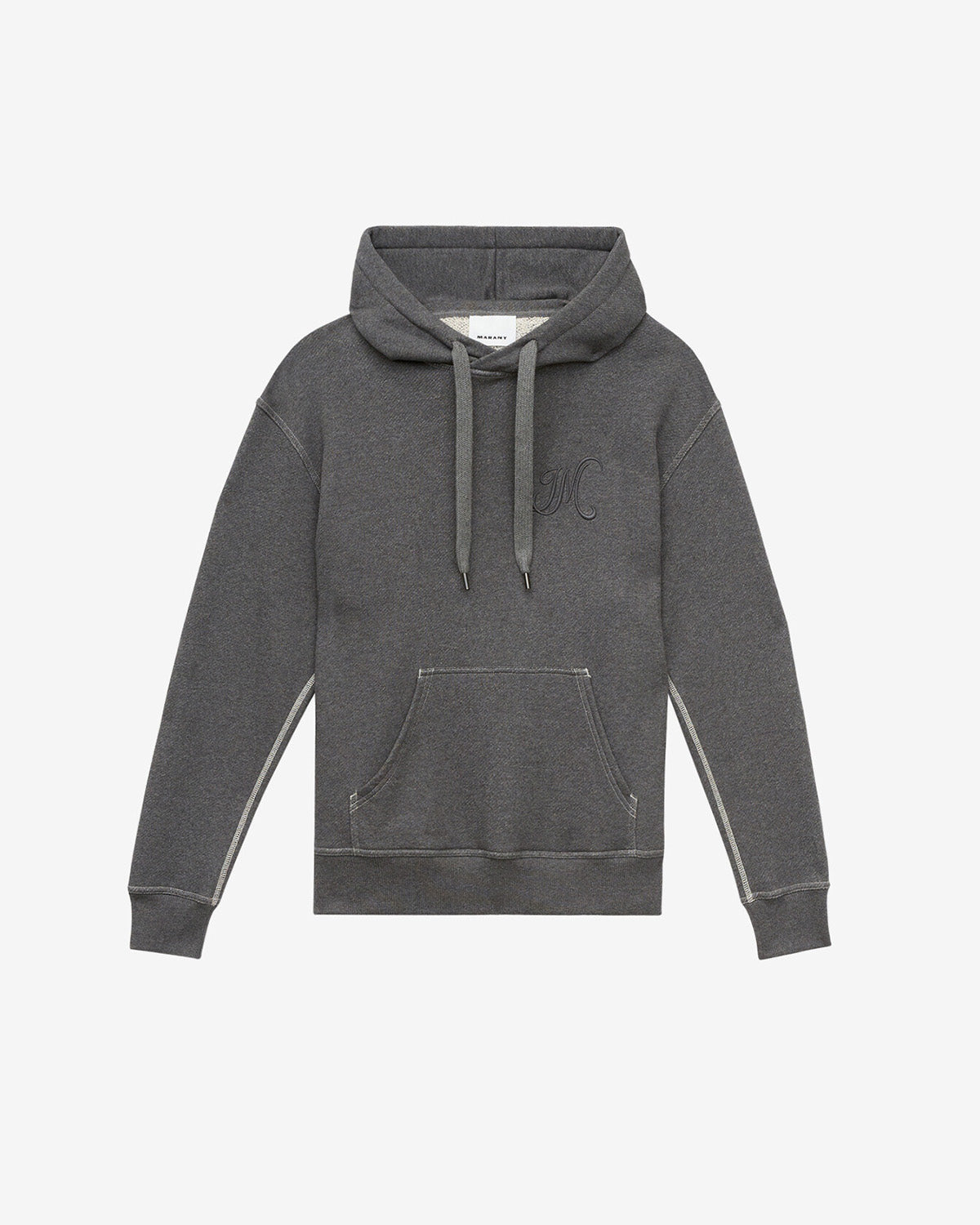 Matte sweatshirt Man Anthracite 1