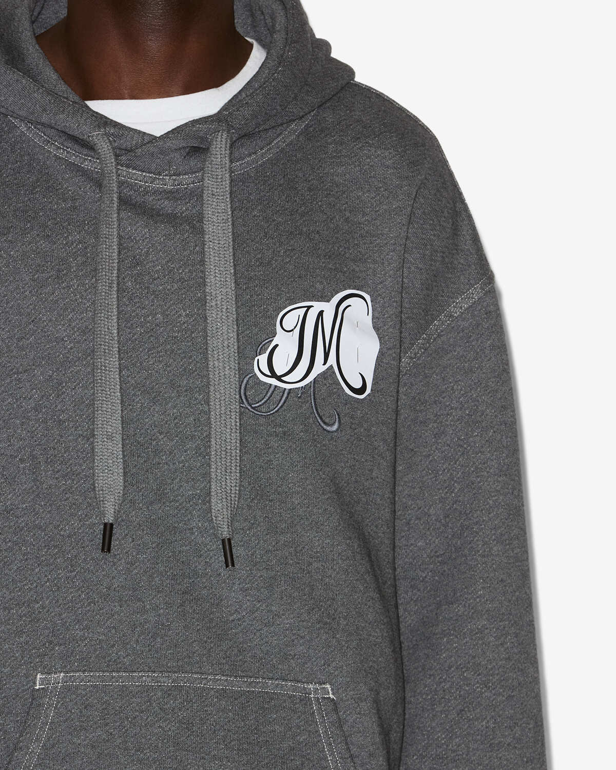 Matte sweatshirt Man Anthracite 2