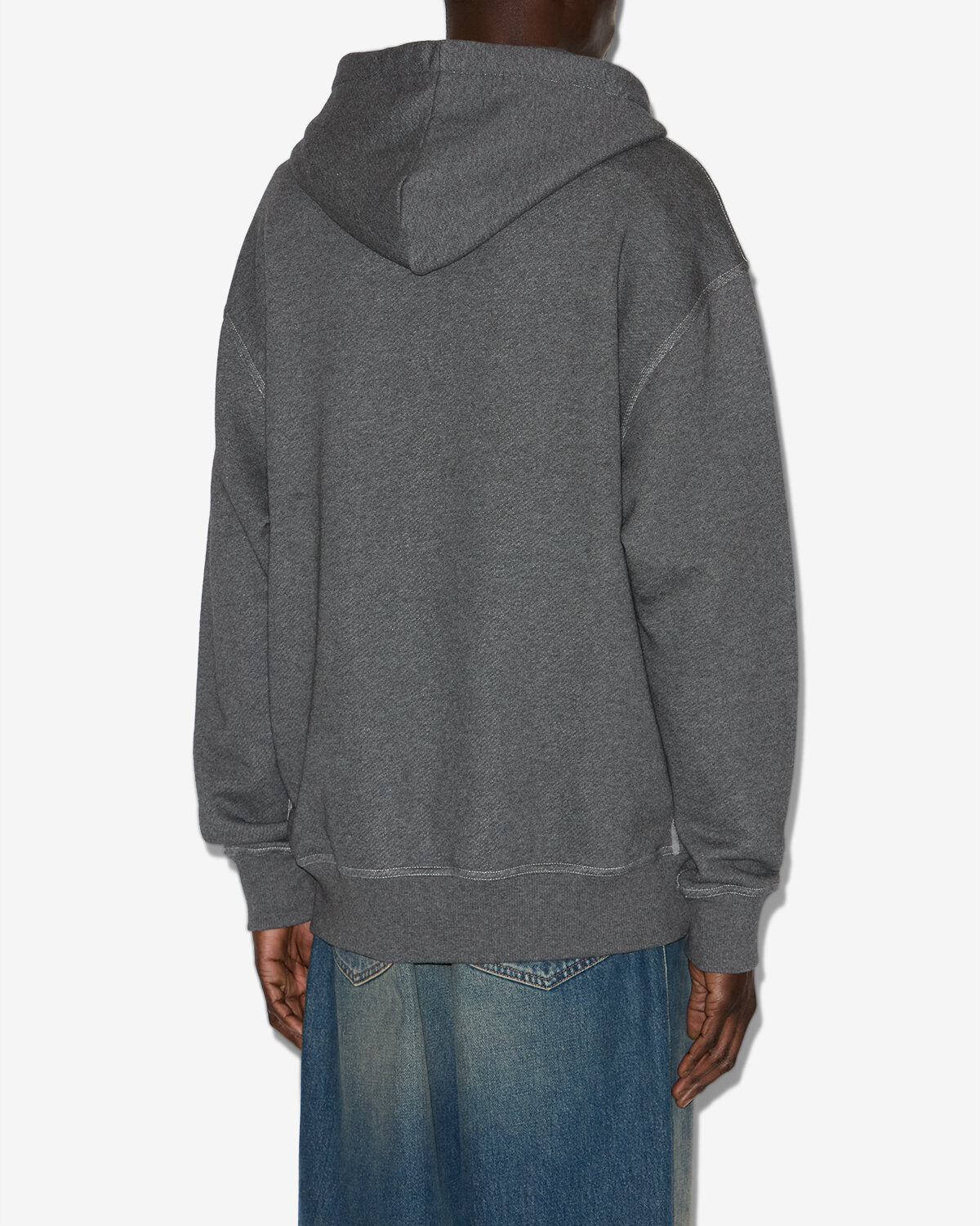 Matte sweatshirt Man Anthracite 3